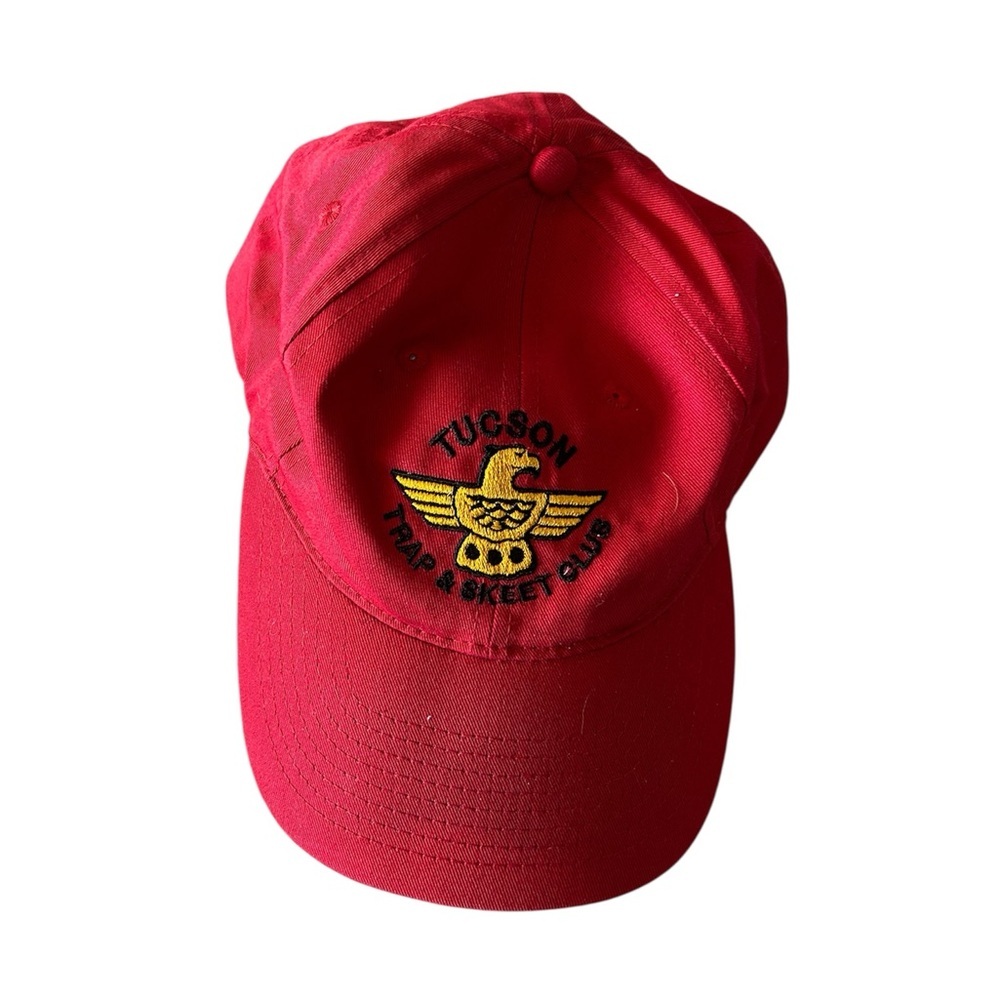 Vintage Pot & Company Tucson Trap & Skeet Red Baseball Hat Embroidered